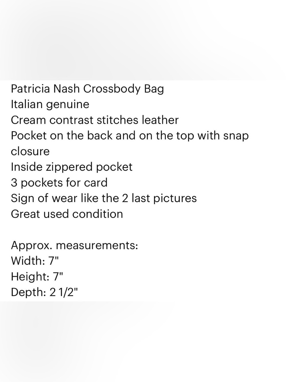 Patricia Nash Leather Saddle Bag - Picture 11 of 11